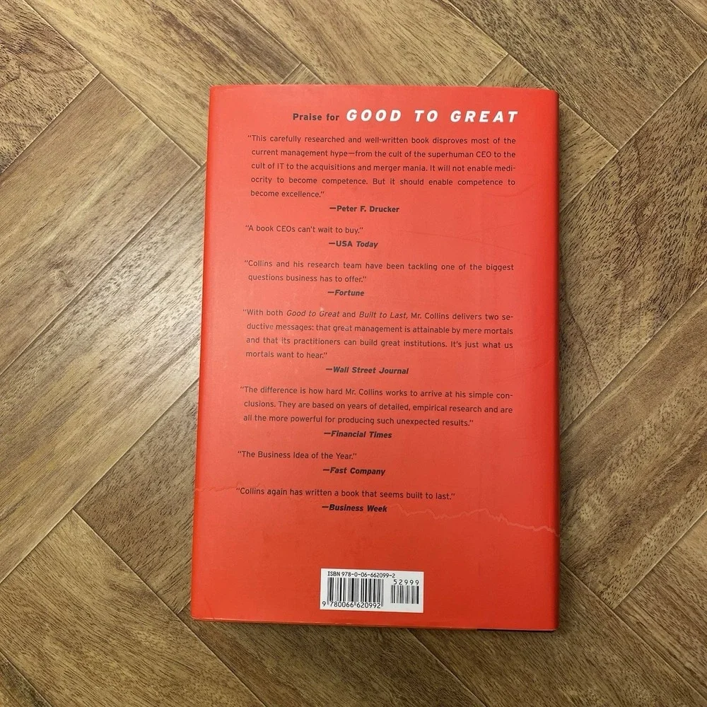 Good to Great by Jim Collins Why Some Companies Make‎ The Leap 2001 Hardcover